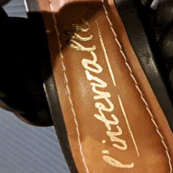 #76 Leather High Heeled Sandals With Thick Front Braided Straps (Pintervalle) - Picture 5 of 5